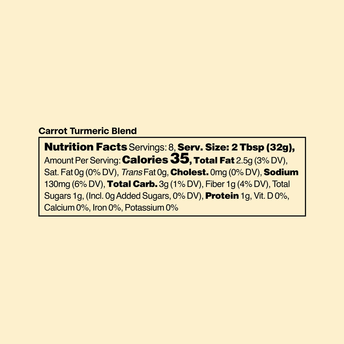 Carrot Turmeric Blend 3pk